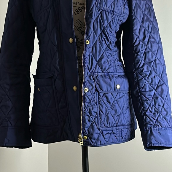 Banana Republic Blue Military Field Jacket Quilted Design - Picture 7 of 14